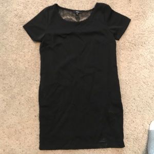 Black shift dress size small